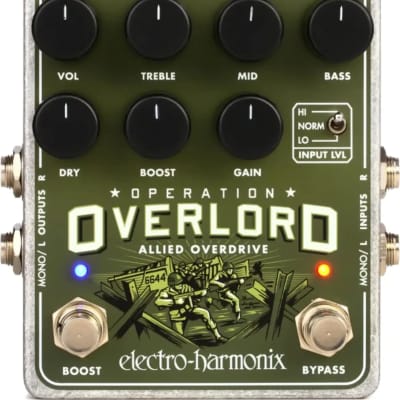 Electro-Harmonix Operation Overlord Allied Overdrive | Reverb