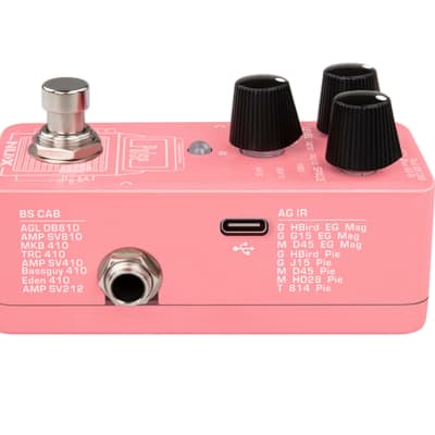 NuX NSS-4 Pulse Mini IR Loader Pedal   Pink. New! image 5