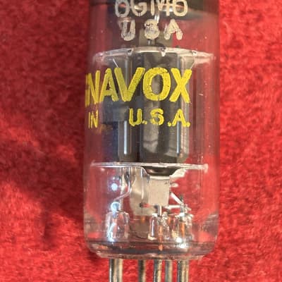 Magnavox/GE/RCA Lot of Various Radio Amplifier Electron Vacuum Tubes - 6AL5, 6BA6, 6JH6, 6DT6, 6AV6, 6GH8, and two unknowns (possibly 12AT or AX7s) - Clear Glass image 7