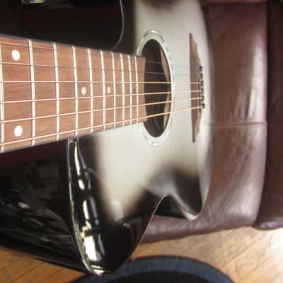 Dean AXS Performer Silver Burst Acoustic Electric Guitar AX PE SVB image 9