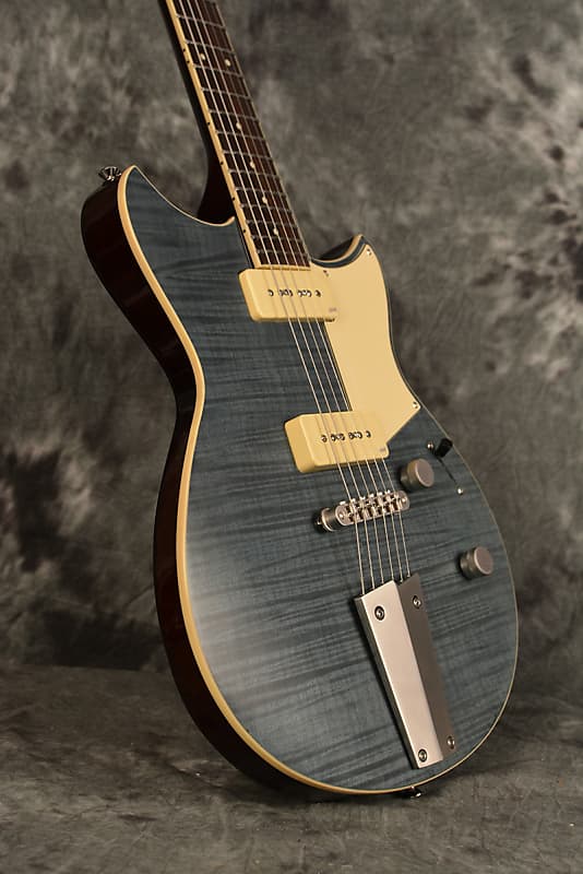 Yamaha RS502TFM Revstar Faded Japanese Denim Flame Maple Top
