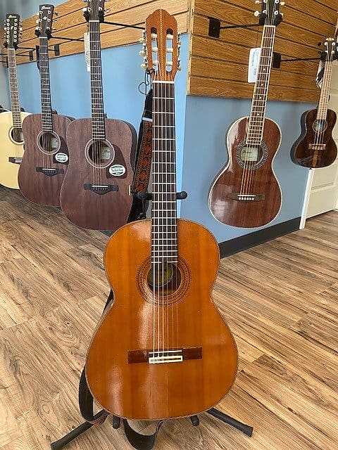 Vintage (1966-73) Crown Professional Classical Acoustic Guitar-Used image 1