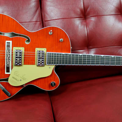 Gretsch G6120TFM-BSNV Brian Setzer Signature Nashville® Electric Guitar - Orange Stain W/ Case MINT image 2
