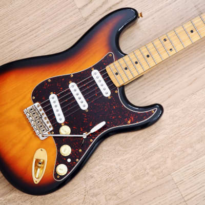 1998 Fender Deluxe Player Stratocaster Ash Body Sunburst w/ Fender Japan Neck image 1
