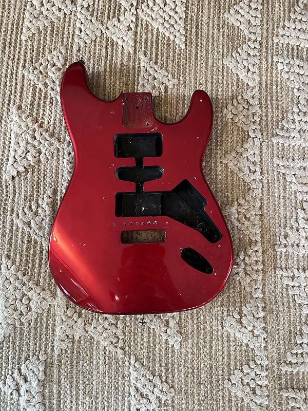 Tradition Strat Style Body Candy Apple Red Reverb