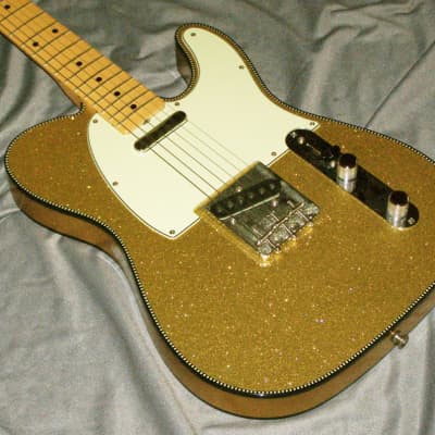 Fender Masterbuilt Buck Owens Telecaster 2006 GOLD sparkle - Check binding image 1