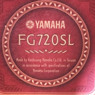 Yamaha FG720SL Left Handed Acoustic Guitar image 6