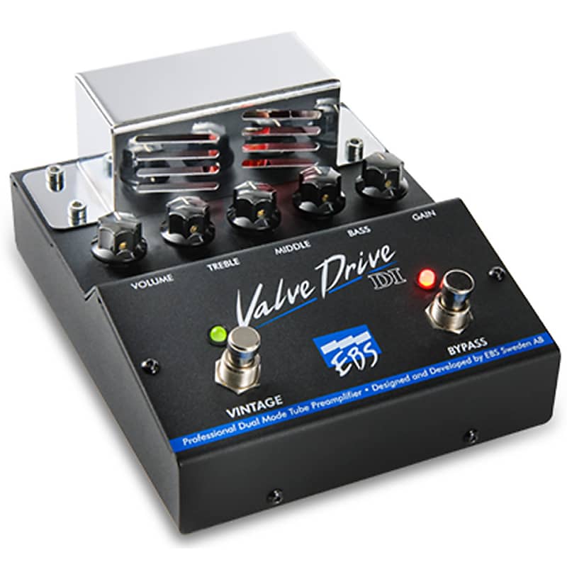 EBS ValveDrive - Dual Mode Tube Overdrive/Preamp Bass Guitar | Reverb