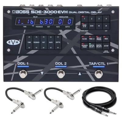 Boss SDE-3000EVH Dual Digital Delay Guitar Pedal (EVH Boss SDE-3000EVH Dual Digital Delay Guitar Pedal (EVH