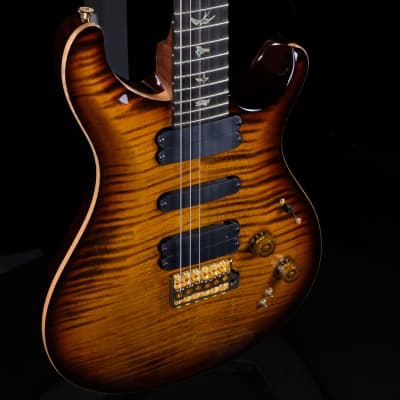 ヴィンテージ 音符 ベスト PRS 509 Wood Library Electric Guitar - Black Gold Burst | Reverb