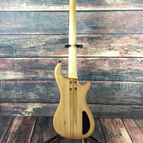 Used Custom Made Left Handed Behold the Lion Short Scale Electric Bass with Bag image 5