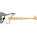 Fender Player Jaguar Bass Guitar (Silver, Maple Fingerboard) (Used/Mint)