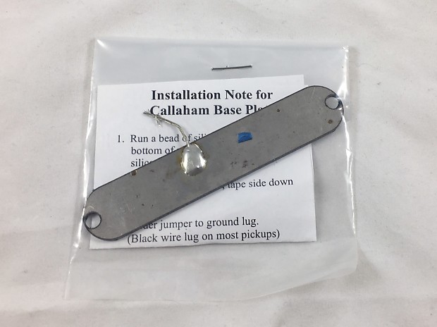 Callaham Base Plate for Single Coil Strat Bridge Pickups image 1