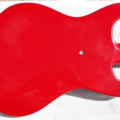 Vintage USA 1967 Mosrite Smith Guitar Mel-O-Bar Electric Slide Guitar Serial #128 - Rare Red Finish image 10