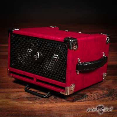 Phil Jones Bass BG-120 Bass Cub Pro 2x5” 120W Combo Amp w/ Cover – Red image 4