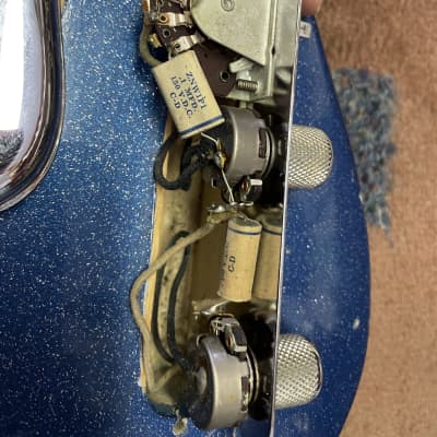 Fender Telecaster 1960 Blue Sparkle Refinish image 16