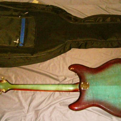 Kustom K 200 Late '60's SEE DETAILS! Cool guitar, GREAT DEAL! psychedelic WINEBURST (please read all image 4