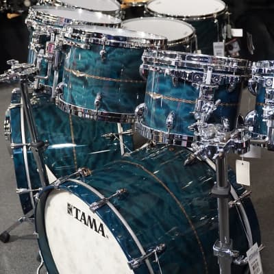 Tama STAR Bubinga 10-Piece Double-Bass Drum Kit Set in Wild Sea