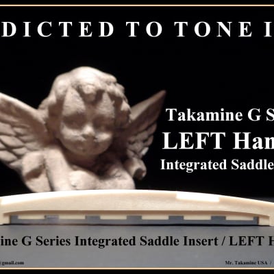 Takamine LEFT Handed G Series Integrated TUSQ Saddle  / OEM Part / Authorized Dealer image 7