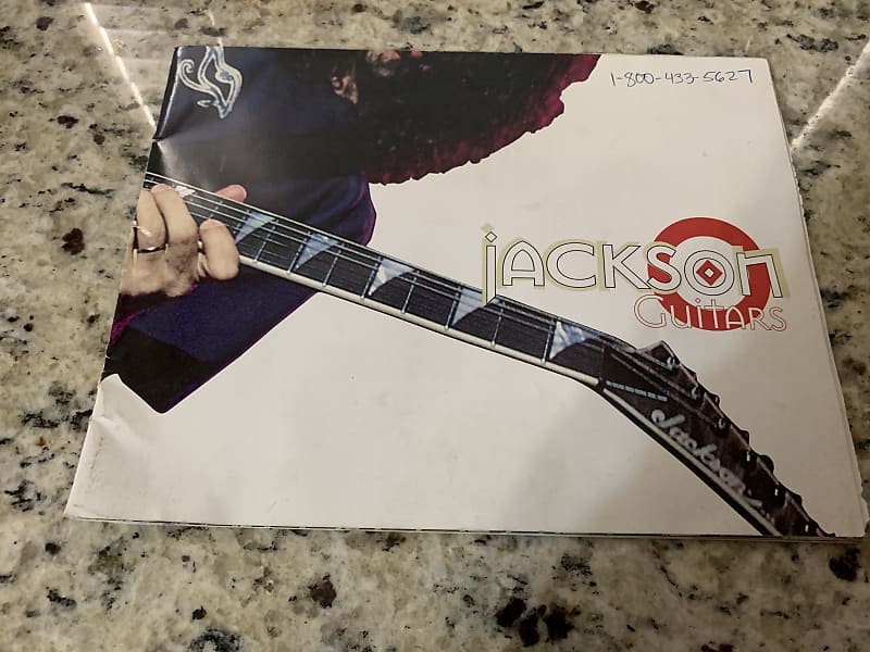 Jackson Guitar Catalog 1998 Surfcaster JJ Scott Ian King V Reverb