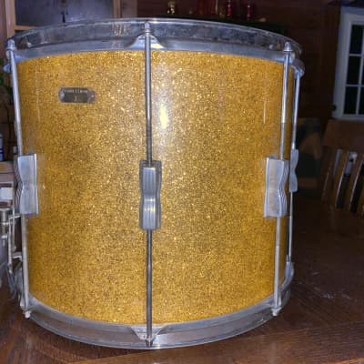 WFL Parade snare 1940’s-1950’s - Gold Sparkle image 7