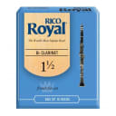 Rico Royal Bb Clarinet Reeds - Strength 1.5 (10-Pack)