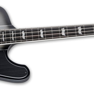 ESP LTD Phoenix-1004 Silver Sunburst Satin 4-String Bass Guitar image 7