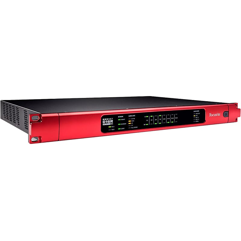 Focusrite RedNet D16R MkII 16 Channel AES3 Dante I/O Interface w/ Level Control and Redundant Network & Power image 1