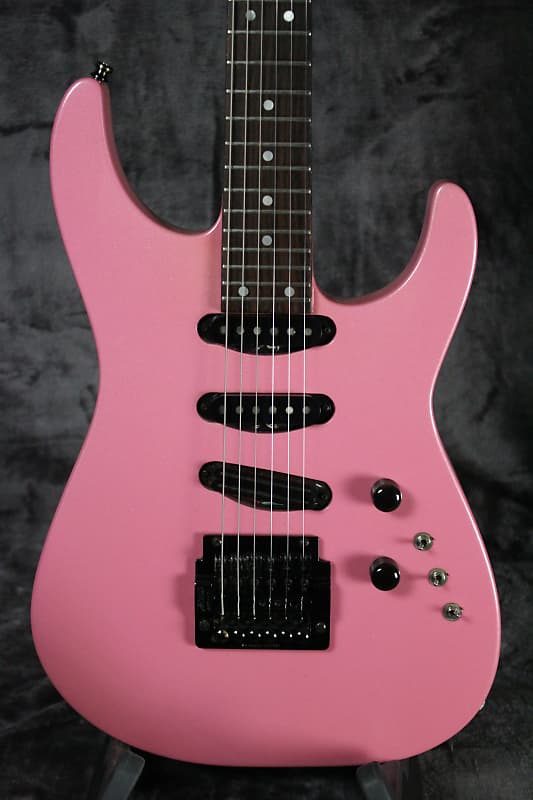 1986 Jackson Soloist Student 3 TITE Kahler Pink with Platinum