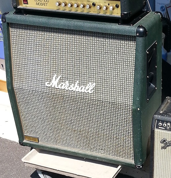 Marshall Original Classic Limited Edition 1960a 4x12 cabinet 1986 Green image 1