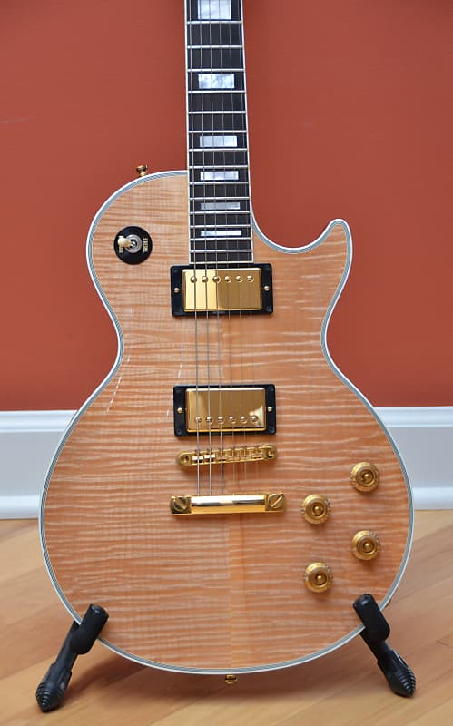 Gibson Les Paul Axcess Custom 2010 - Natural Figured Top - Stop Bar Tailpiece image 1