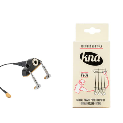 Kna VV-3V | Portable Violin Piezo Pickup with Volume Control. New