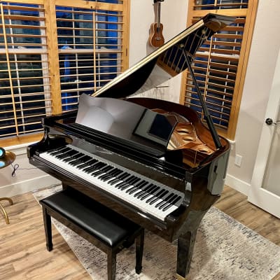Like New Black High-Gloss Baby Grand Piano: Johannes Seiler GS-150 with Dampp-Chaser Piano Life Saver System installed! image 25