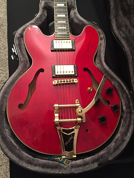 Limited Edition Epiphone ES-355 2011 Cherry Red w/ Bigsby + Gold Hardware