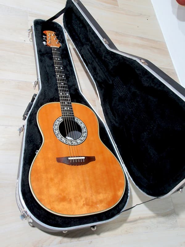 Ovation 1712 Custom Balladeer 1990 Natural | Reverb UK