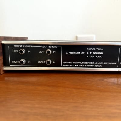 LT Sound TAD 4 Thompson Analog Delay + Spring Reverb Outboard Effects Unit image 9