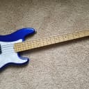 Fender American Standard Precision Bass V 2012 Mystic Blue - Free Shipping