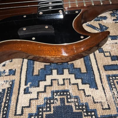 1969 Gibson Eb0 “Walnut“ 7.5 LBS Featherweight Short Scale Bass OHSC image 13