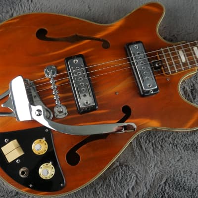 Teisco EP-8T 1960s - Brown Semi Hollow Electric image 10
