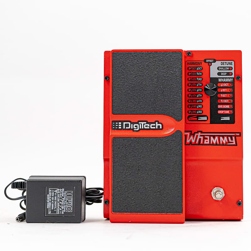 Digitech Whammy 4th Gen Pitch Shift Effect Guitar Pedal with Power Supply