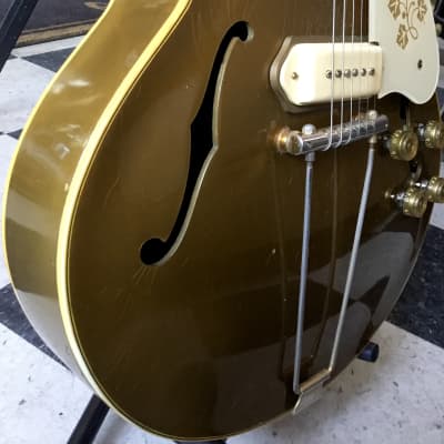 1953 Gibson ES-295 - Gold with Lifton Hard Case image 8