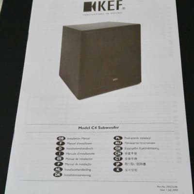 KEF C4 サブウーファー KEF C4 サブウーファー