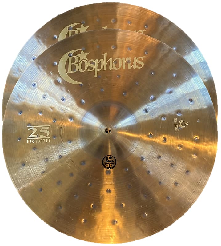 Bosphorus Cymbals 16" 25th Anniversary Prototype HiHat Reverb UK