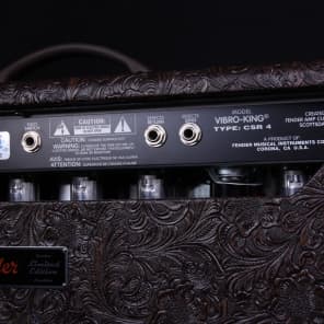2004 Fender Vibro King Cowboy Tolex Amplifier (SKU 4490) image 8