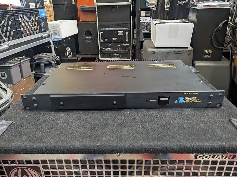 1985 AB Systems 222 Professional 100 Watt Stereo Power | Reverb