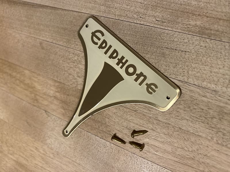 Vintage Epiphone Bikini Logo Badge - Crestwood, Sheraton