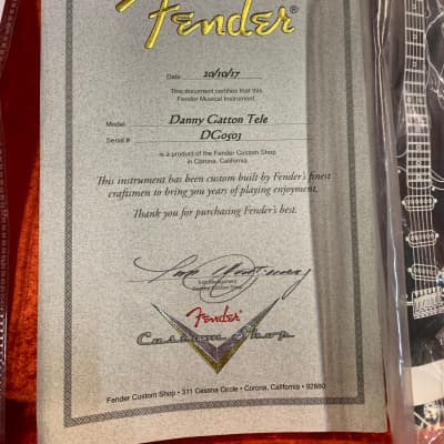 Fender Telecaster Custom Shop Danny Gatton signature del 2000 image 4