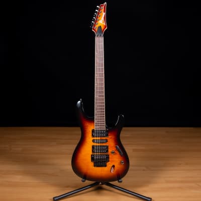 Ibanez S670QM-DEB Standard with Meranti Body, Rosewood Fretboard