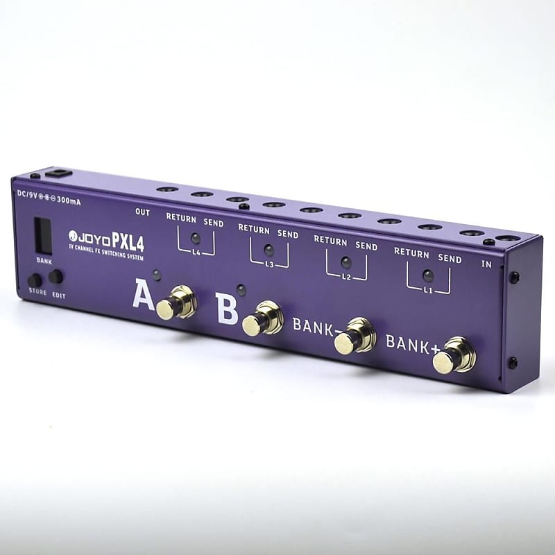 JOYO PXL4 JOYO PXL-4 Guitar Effects Pedal Switcher - 4 Loop - Foot