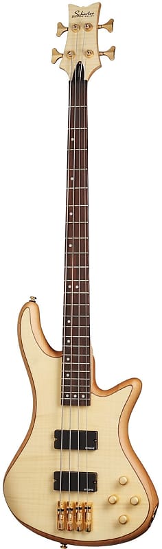 Schecter #2531 Stiletto Custom-4 Natural Stain, 4-String Electric Bass  Guitar